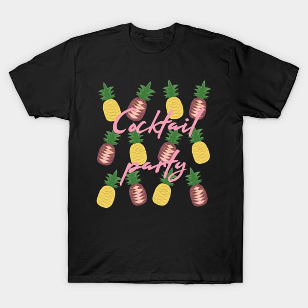 Pineapple Party T-Shirt by technotext